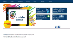 Desktop Screenshot of malersoftware-online.de