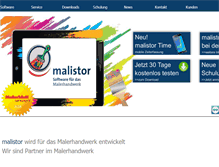 Tablet Screenshot of malersoftware-online.de